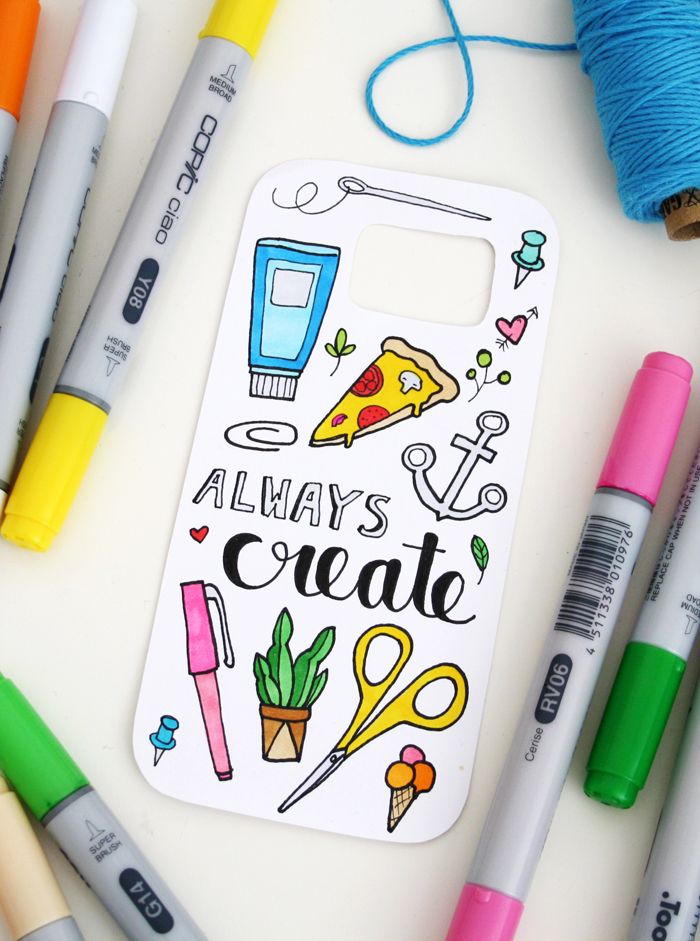 Free Samsung Galaxy S6 Phone Case Printable (to Color it Yourself