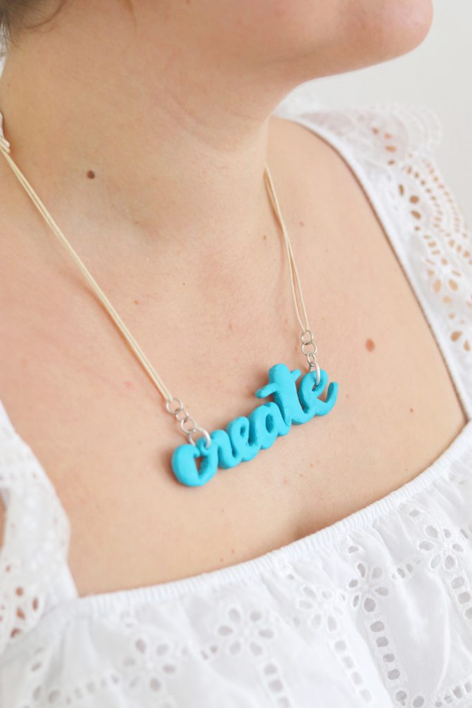 DIY FIMO Statement Necklace //