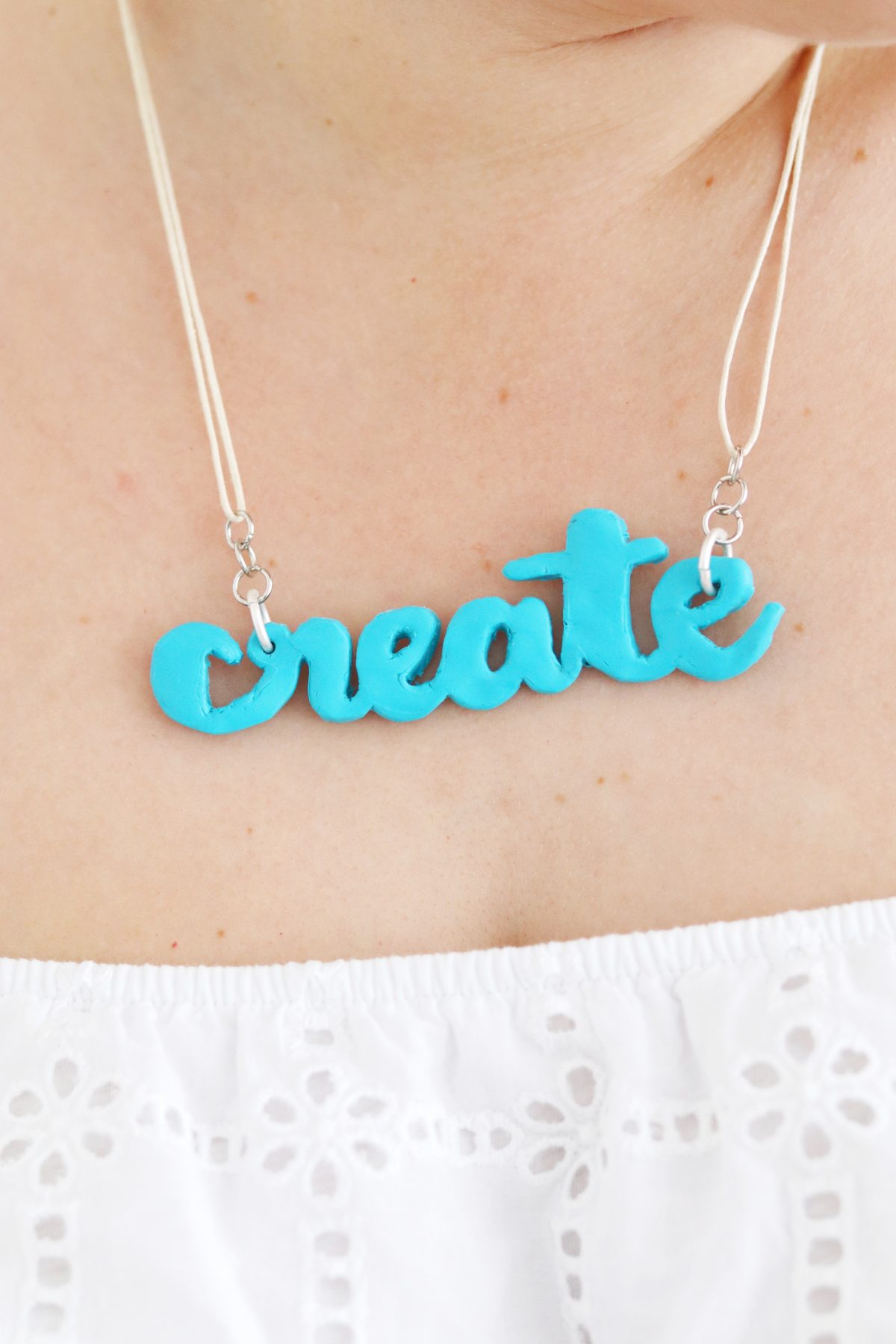 DIY FIMO Statement Necklace //