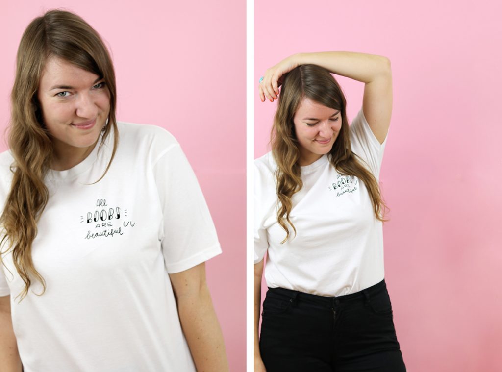 All Boobs Are Beautiful - Charity Shirt with NUDE x Luloveshandmade ...